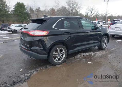 2017 Ford Edge Titanium from USA, damaged, VIN 2FMPK4K91HBB98380